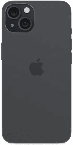 iPhone 15 – front, bagside og sideprofil